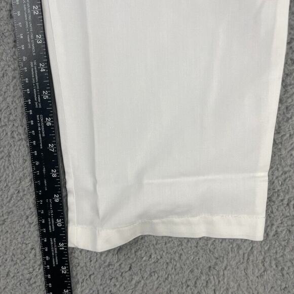 Strictly Scrubs Unisex Large White Classic Top and Pants Scrub Set - Picture 14 of 16